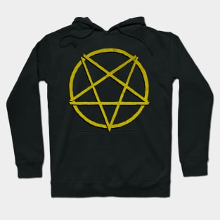 Satanic Pentagram | Sulphur Yellow | Hail Satan Hoodie